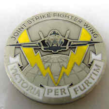 JOINT STRIKE FIGHTER WING VICTORIA PER FURTIM F-35C LIGHTBNING II CHALLENGE COIN picture