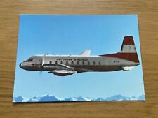 Austrian Airlines Hawker Siddeley HS748 aircraft postcard picture