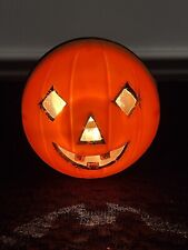 VTG Halloween Trick or Treat Pumpkin Jack O Lantern FlashLight Hong Kong ~Rare picture