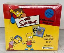 Simpsons Stickers Card Box Artbox 2002 24 Packs Factory Sealed picture