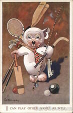 Golf I Can Play Other Games As Well. Valentine & Sons Publishing Co. Postcard picture