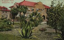 Vintage Postcard St. Joseph's Home House Stockton California CA Newman Post Card picture