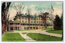 1911 Hotel Trenton Exterior Scene Trenton Falls New York Posted Vintage Postcard picture