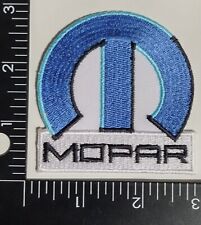 MOPAR BLUE WHITE & BLACK EMBROIDERED IRON ON PATCHES Est. 3 picture