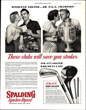 1954 Spalding Top-Flite Synchro-Dyned Golf Clubs vintage print Ad e4 picture
