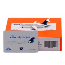 1:400 JC Wings Diecast Aircraft Model KLM Silkair hybrid color Fokker 70 PH-KZM picture