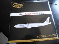Extremely RARE Gemini 200 BOEING 777 ONE WORLD, 1:200, HTF,2011 Original Version picture