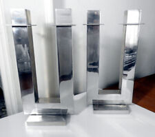 SWID POWELL, Nan Swid Design, Richard Meier - Pair of Double Candlesticks picture
