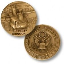 Boeing CH-47 Chinook Helicopter Challenge Coin, Aviation, US Army  NTM-48700 picture