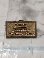 Gold Tone Metal Tack Pin Hat Lapel Member The Kennedy Center  picture