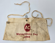 Vintage AC Spark Plug Tool Nail Pouch Apron 1968 Management Day picture