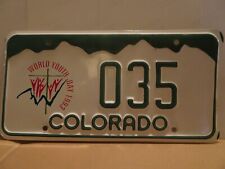 1993 Colorado Personalized License Plate World Youth day #035 Pope John Paul II picture