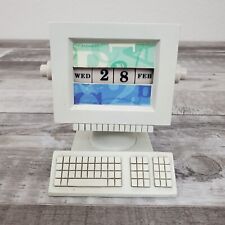 Computer PC Resin Perpetual Calendar Desktop Novelty Vintage picture