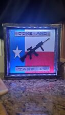 Come And Take It, Texas Flag, Lighted Sign. Custom Made picture