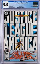 Justice League of America #261 CGC 9.0 (Apr 1987, DC) J.M. DeMatteis, Last Issue picture
