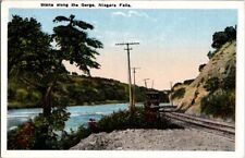  Postcard Scene Along the Gorge Niagara Falls NY New York c.1915-1930      K-690 picture