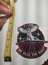  US Air Force F-117A We Rule The Night Patch 3.5