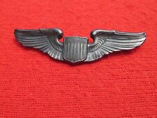 US Army Air force wing AAF 3 inch sterling Pilot Wing PB heavy 1920-30 design picture