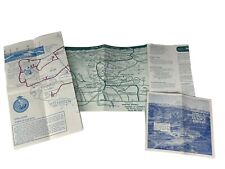 Lot 3x 1970 Manitou Springs CO 70's Tourism Map USAF US Air Force Academy Maps picture