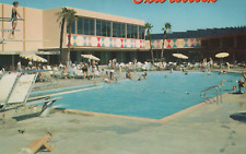The Stardust Hotel Pool on Las Vegas Nevada Strip Chrome Vintage Post Card picture