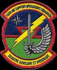 USAF AIR FORCE 116TH AIR SUPPORT OPERATIONS SQUADRON HOOK LOOP EMBROIDERED PATCH picture