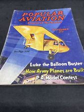 Popular Aviation November 1932 Luke The Balloon Buster picture