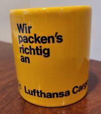 Waechtersbach  LUFTHANSA CARGO  Display Coffee Mug  RECHTSHANDER LINKSHANDER picture