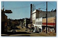 c1950's Street View Californian Rainbow Cars Dunsmuir California CA Postcard picture