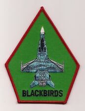 USN VF-45 BLACKBIRDS F/A-18 HORNET aircraft patch ADVERSARY FIGHTER SQN picture