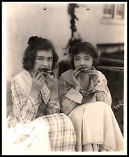 LILLIAN GISH + DOROTHY 1920s STUNNING DBW PORTRAIT CARPENTER ORIG Photo 652 picture