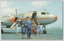 Postcard American Airlines Advertising 1953 Convair Flagship Dmitri Photo picture