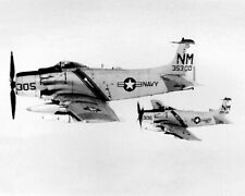 U.S. Navy Douglas A-1H Skyraiders Attack Squadron 52 8x10 Vietnam War Photo 525 picture