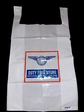 Vintage Frihofn Keflavik Airport Iceland Plastic Shopping Bag Duty Free Store picture