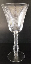 Vintage Fostoria Heather Water Goblet 7 7/8” Etched Elegant Glass picture