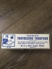 VINTAGE Franco’s Tantalizing Teaspoon Real Laugh Maker Gag Gift NO. 239 FUNNY picture