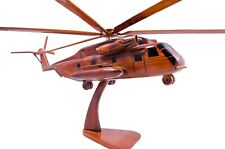 Wood Airplane CH-53 Sea Stallion Helicopter Handmade With Genuine Mahogany Wood picture
