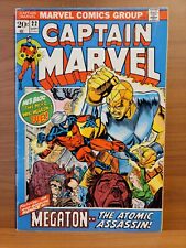Captain Marvel #22 GD Marvel 1972 Megaton  (Cover dettached at bottom staple) picture