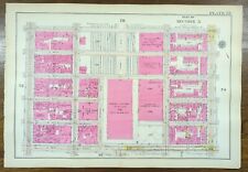 1916 GRAND CENTRAL STATION MANHATTAN NEW YORK CITY ~ Antique BROMLEY Street Map  picture