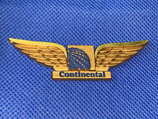 Vintage 1980's Continental Airlines Plastic Pilot Wings to Stick 2.75” picture