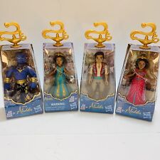 4 Aladdin Figure Princess Jasmine Genie 3.5 Plastic Disney Doll Cake Topper NEW picture