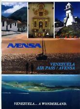 Avensa Venezuela Air Pass Booklet Avensa Venezuelan Airline Boeing 727 picture