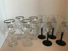 Set of 8 Northrop Grumman~Employee Service Champagne/Wine Glasses 1997/2001/2003 picture