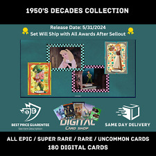 Topps Disney Collect 1950s Decades Collection - All Epic Super Rare R UC Sets picture