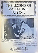 1973 Actor Rudolph Valentino illustrated picture