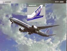 Boeing 777-300 photo data card & Boeing 777 Tail Sticker picture