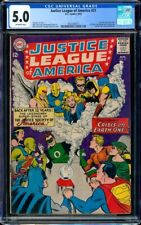 Justice League of America 21 | Aug 1963 | CGC 5.0 | JSA meet JLA | Classic cover picture