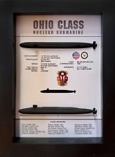 Ohio Class Submarine Memorial Display Box, 5.75
