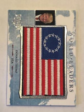 2020 Leaf Decision 2020 World Leaders Flag Patch Jumbo #WL42 Donald Trump  USA   picture