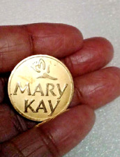 MARY KAY Pin Gold-Tone Lapel Hat Brooch Sales Consultant Cosmetics VTG picture