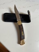 Buck 110 50th Anniversary Knife with leather sheath. picture